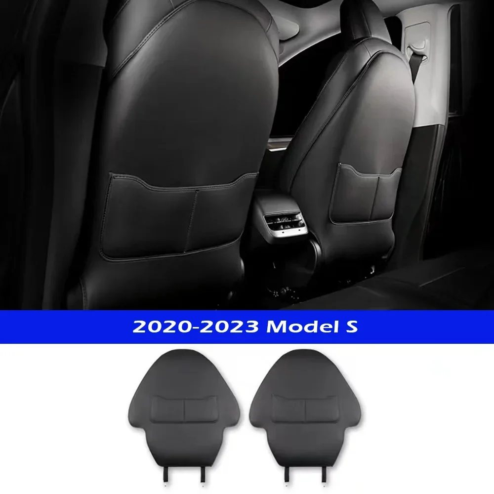 

Кожаная защита спинки сиденья для Tesla Model Y S Model 3, аксессуары Highland, накладка на заднее сиденье, износостойкий чехол на спинку