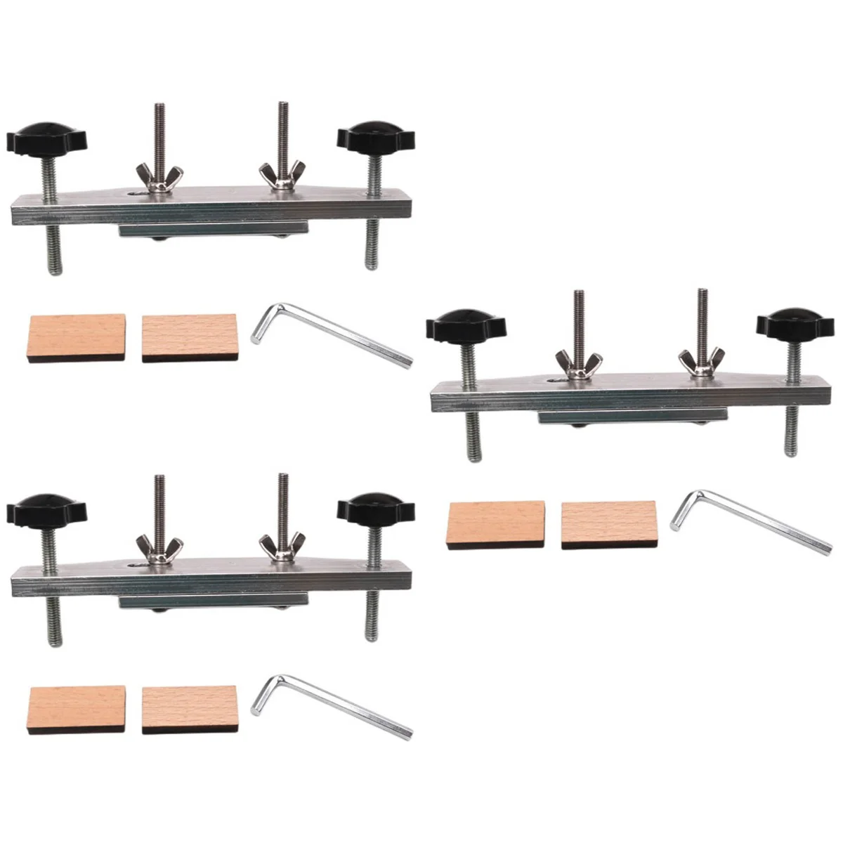

3 Sets Guitar Bridge Clamp Guitar Repair Accessory Luthier Tool Instrument Repair Tool