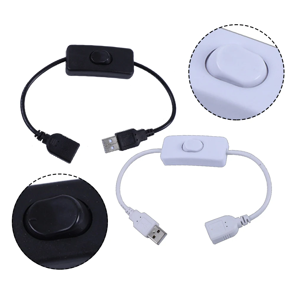 Черный Usb-кабель с переключателем чёрный переключатель Usb-кабеля сильная защита