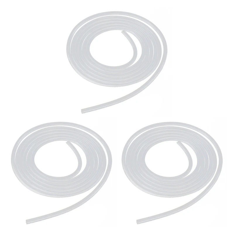 

3Pcs 2 Meter Silicone Tube Silicone Tube Pressure Hose Highly Flexible 3 X 5Mm