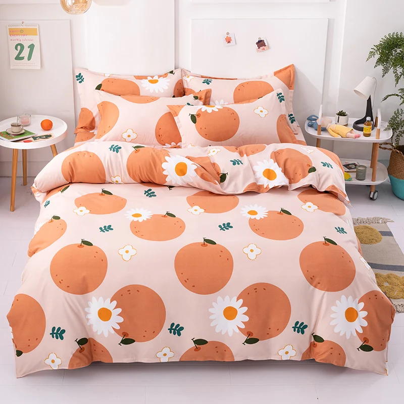 

New Printed Quilt Cover Ground and Thickened Duvet Warm and Comfortable Bedding Single High-quality Nordic Set 220x240 200x230 1