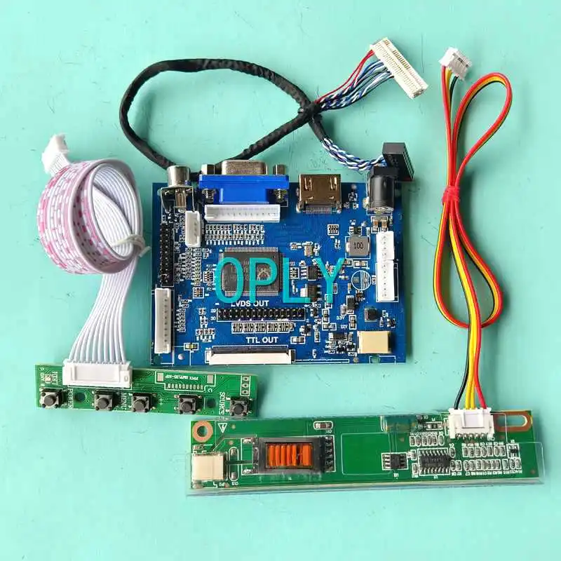 

Fit LTN170WX LTN170X2 Laptop Display Panel Controller Driver Board DIY Kit 1440*900 LVDS 30 Pin 17" AV VGA HDMI-Compatible 1CCFL