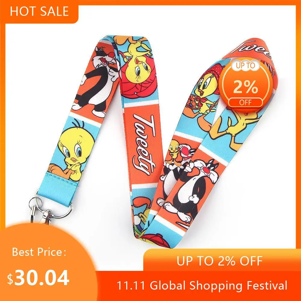 

30 шт. Забавный мультяшный Кот арт брелок ленты шейный ремешок для телефона ключей ID карты Мультяшные шнурки