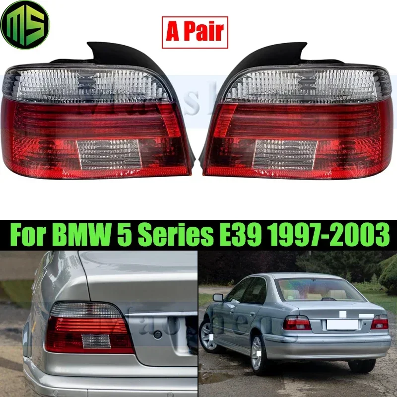 Пара задних фонарей заднего бампера задний фонарь для BMW 5 серии E39 525i 530i 540i 1997-2003
