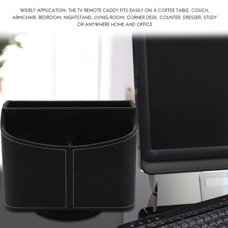 Кожаный держатель для пульта дистанционного управления вращающийся на 360