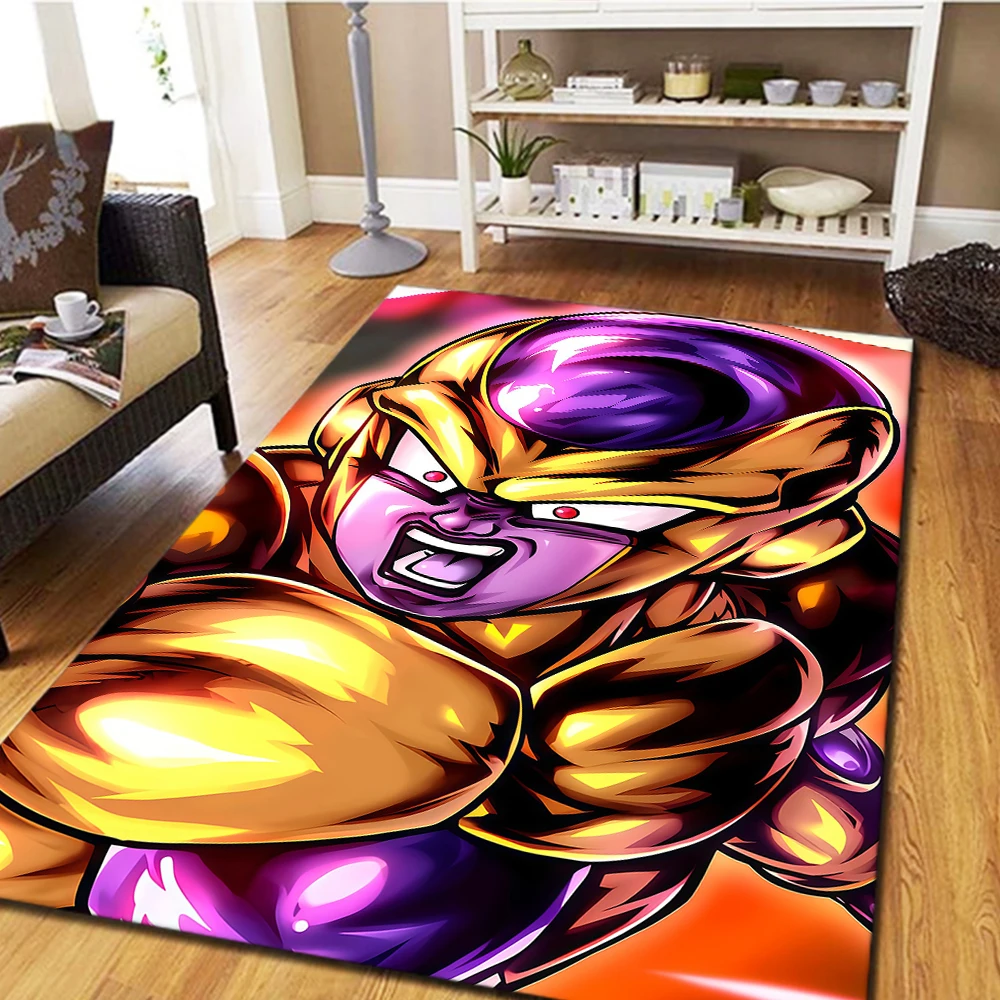 Фото Ковер для гостиной и спальни Dragon Ball Majin Buu, крутой напольный коврик для дома с изображением персонажей из фильма -HE17 №1