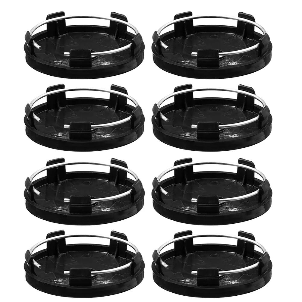 

8 Pcs Hubcaps Car Accesories Wheel Center Covers Automobile Dust-proof Rim Refit Plastic