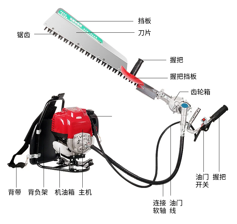 

Hedge Trimmer Handheld Cordless Tea Tree Pole Hedge Trimmer