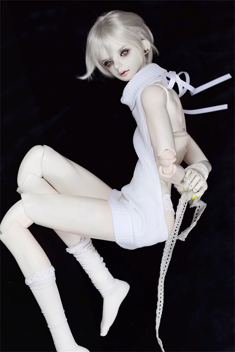 Одежда для куклы BJD подходит 1/3 1/4 размер дяди водолазка с открытой спиной одежда