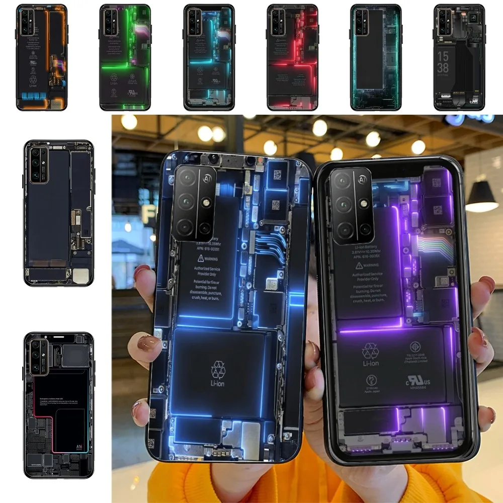 Чехол для телефона с внутренней печатной платой Huawei Honor 10 lite 9 20 7A 9X 30 50 60 70 pro plus