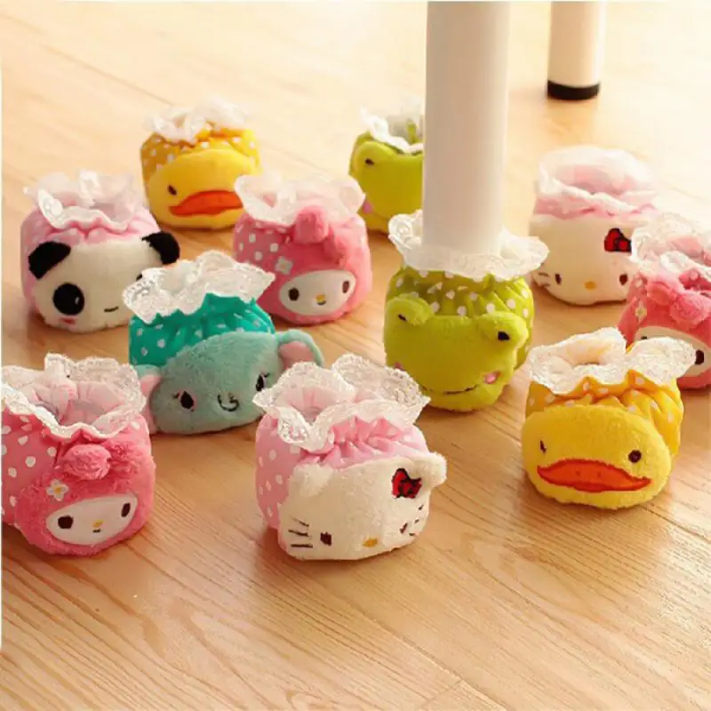 

Sanrio Hellokitty Милая мультяшная утолщенная Нескользящая антишумная защита для стола и стула мягкие набивные животные