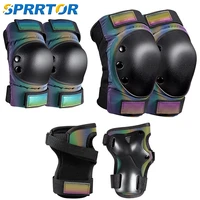 adultkidsyouth knee pad elbow padsskate protective gear set 3 in 1 knee elbow pads wrist guards for skatingscootercycling