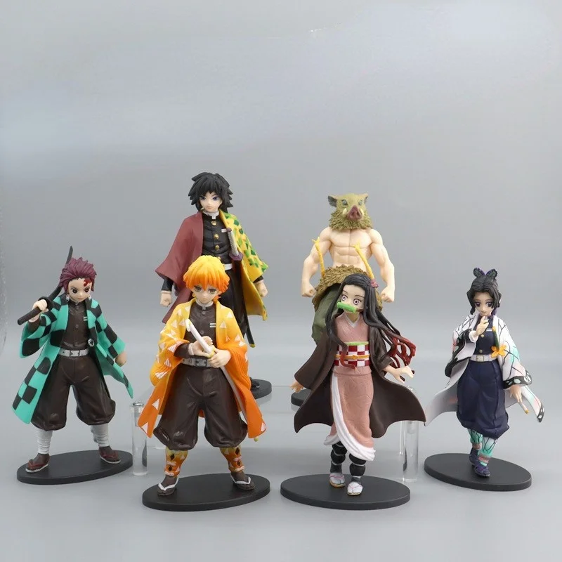 

Car Decoration Anime Demon Slayer Kamado Nezuko Tanjirou Action Figures Model Auto Interior Dashboard Ornaments Accessories Gift
