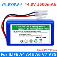 14 8v 3500mah rechargeable battery for ilife v7s v7s pro a4 a4s a6 robotic for ilife ecovacs cleaner parts v7s plus cen540 cr130