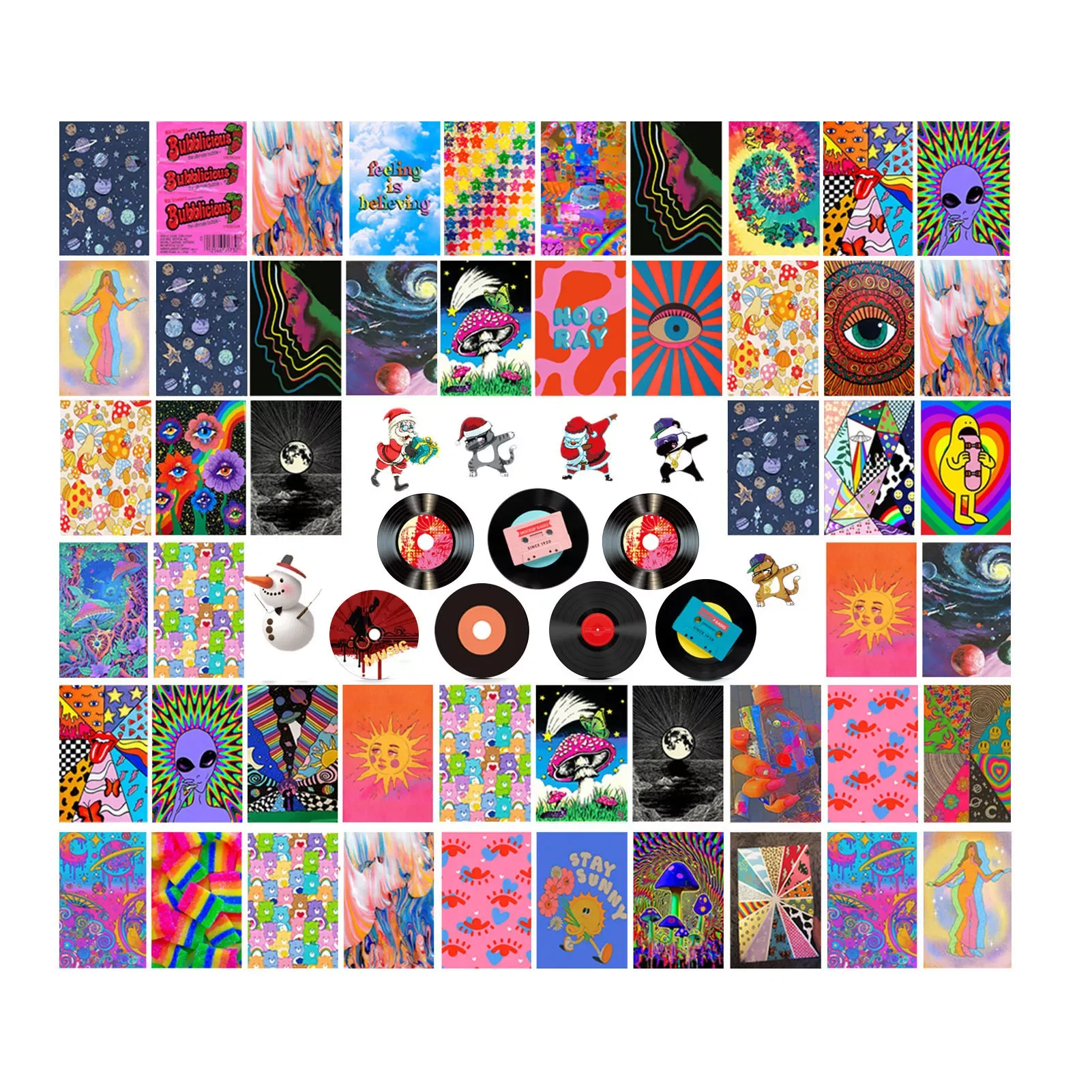 

NEW2022 60PCS Aesthetic Picture For Wall Collage Print Room Decoration For Girl Wall Art Prints For Bedroom Decoration Aesthetic