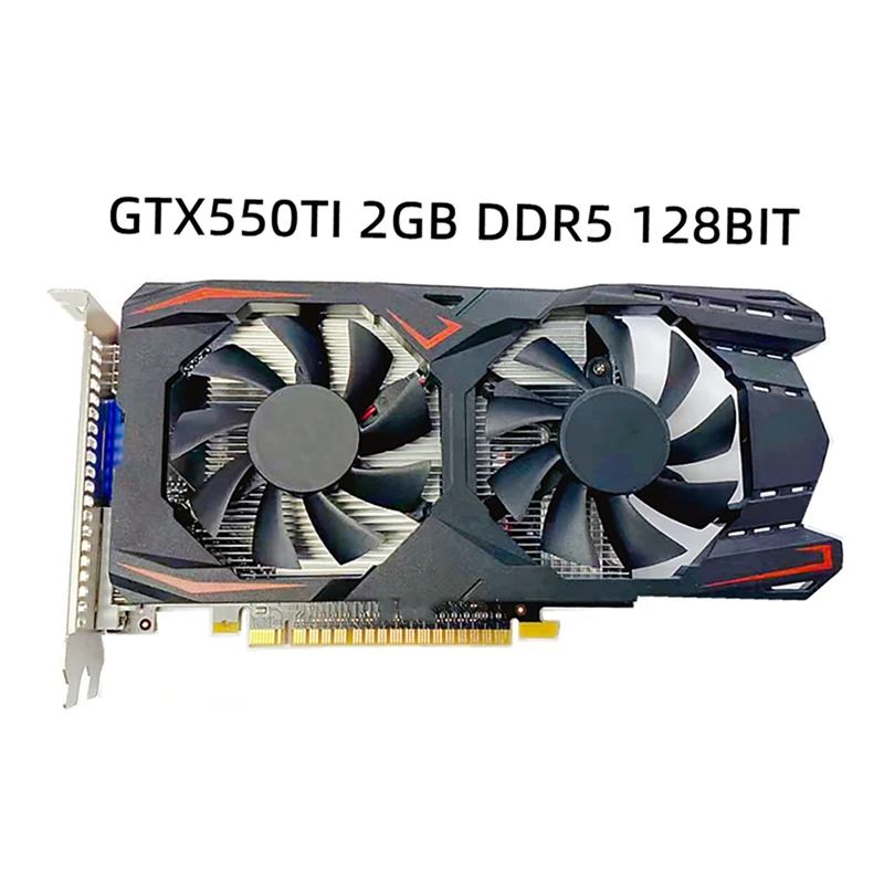 

GTX550TI High-Speed Graphics Card 2GB DDR5 128BIT 700/850MHZ VGA+DVI+HD PCI-E Desktop Computer Gaming Graphics Card