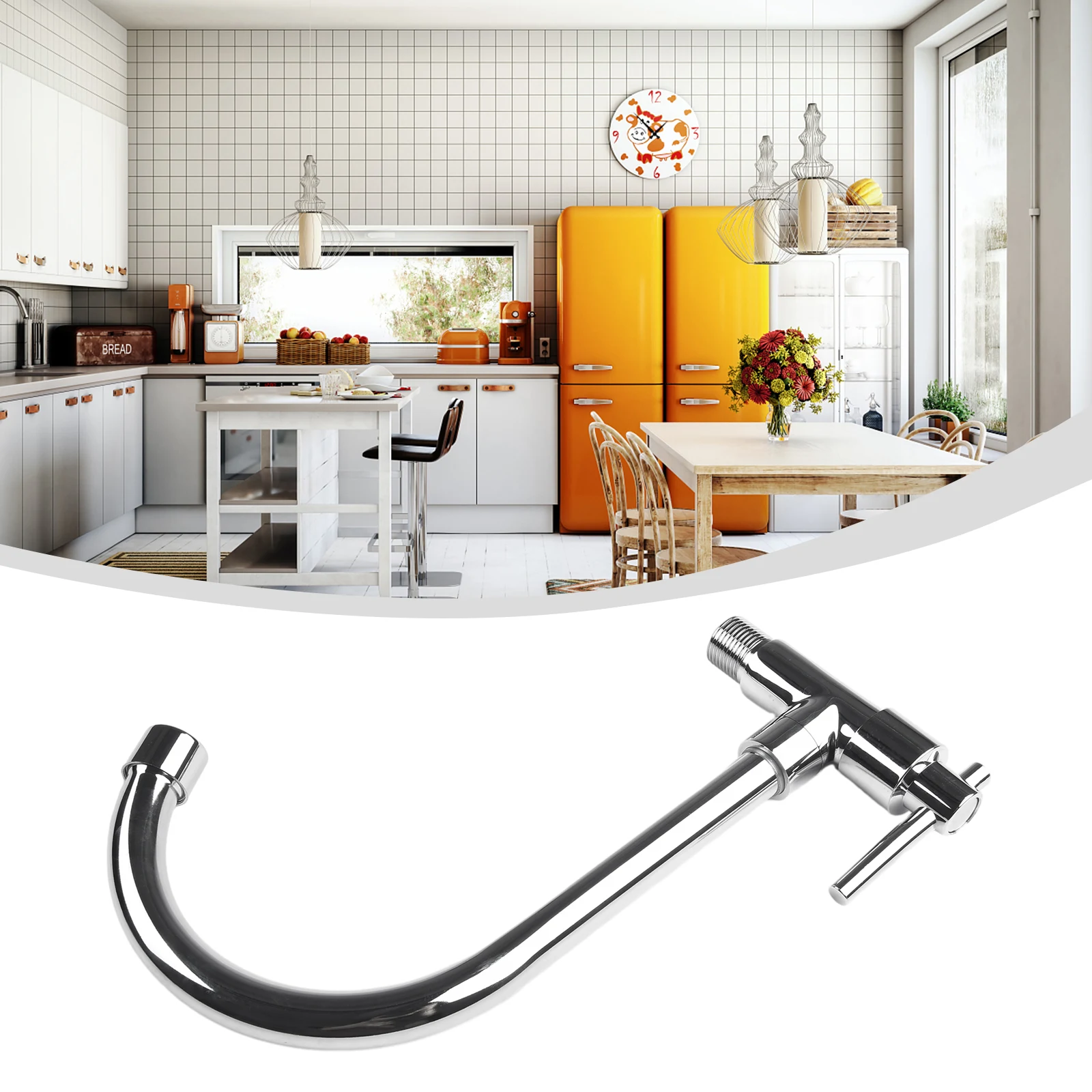 

Enjoy Healthy Water with Brass Kitchen Faucet Water Purifier Single Lever Hole Tap Cold Water Easy to Install and Durable!