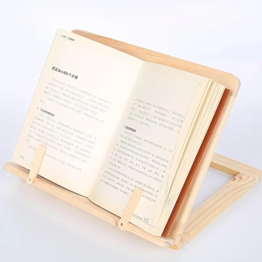

Bookshelf Wooden Table Easel Portable Wooden Bracket Reading Support Multifunction Book Drawing Frame Stand Music Tablet