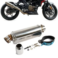 38 51mm motorcycle muffler exhaust muffler pipe for atv quad honda suzuki yamaha kawasaki dirt bike street bike scooter