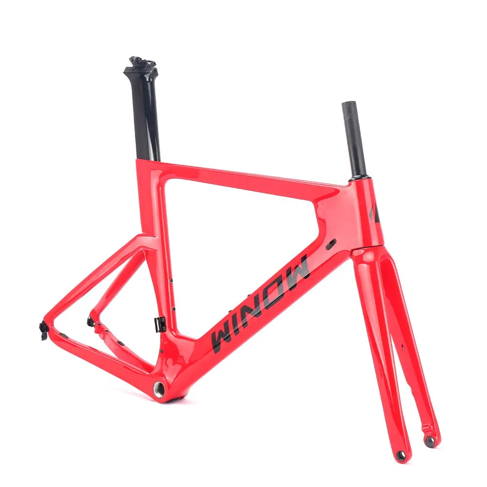 Дешевая аэродинамическая карбоновая рама 700*28C CARBON ROAD FRAME ВЕЛОСИПЕДНАЯ РАМКА DISC