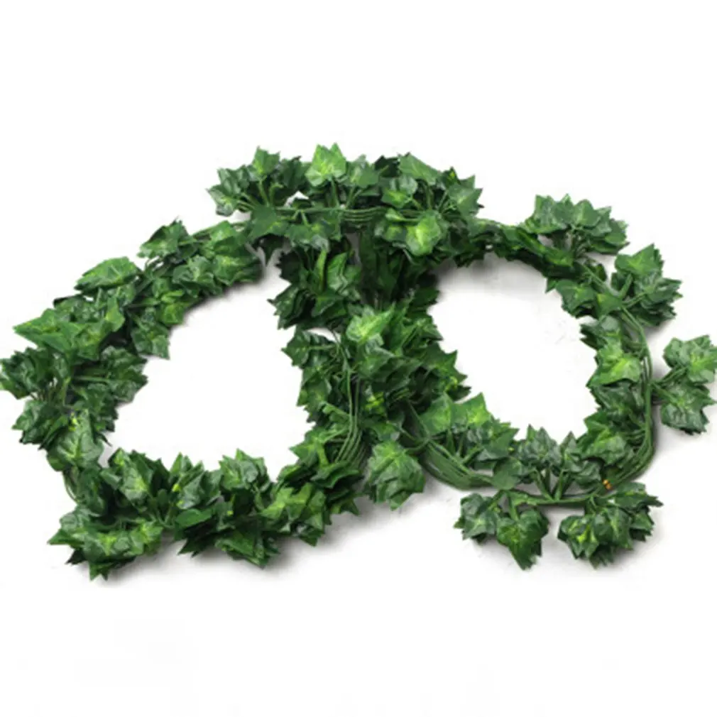 

12PC Artificial Vine Decoration 81 Leaves Garland Vine Plant For Garden Wedding Party Home Wall Decoration