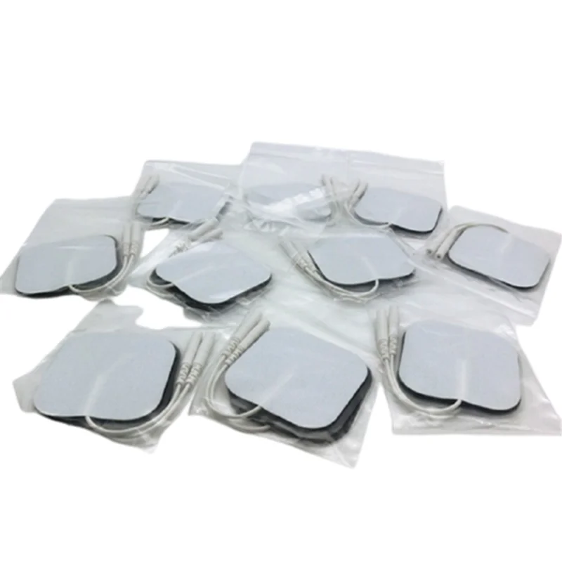 20 шт. 5 см нетканые многоразовые клейкие гелевые электродные подушечки патчи для