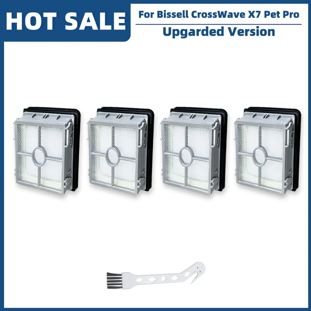 

Аксессуары для Bissell CrossWave X7 Cordless Pet Pro: роликовая щетка + HEPA-фильтр