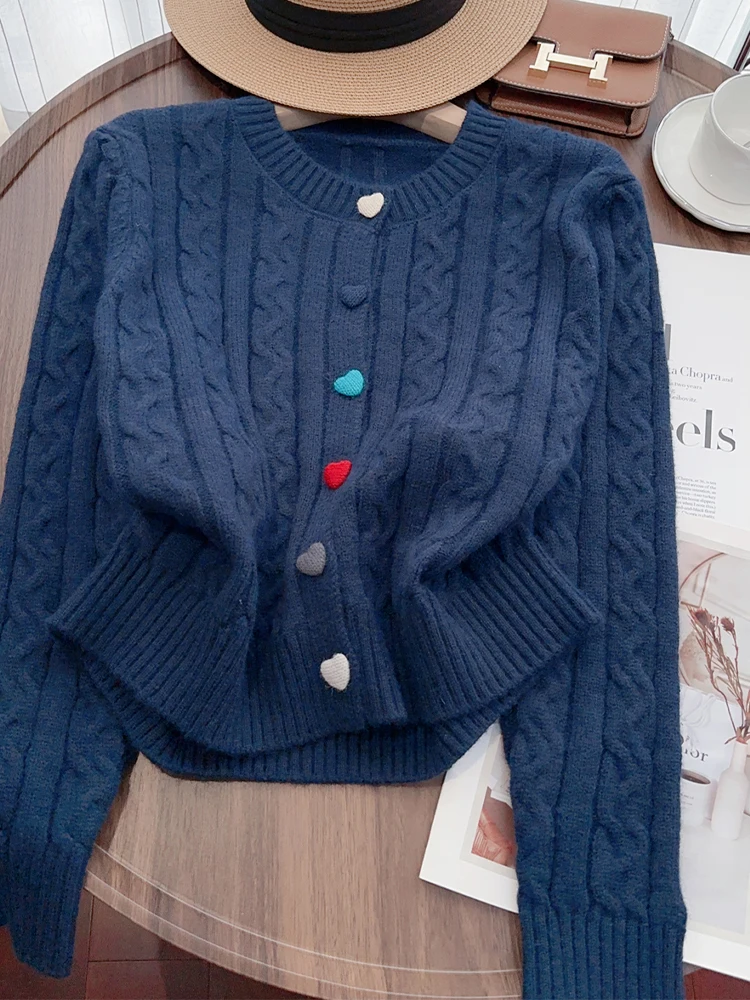 Женский кардиган кашемировый свитер Harajuku корейский Y2k свитера с длинными