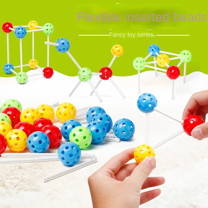 

Early Education Insert Buliding Block Set Baby Puzzle Plastic Assembling Buliding Blocks Toy Bead Insertion Toy Marble Runs