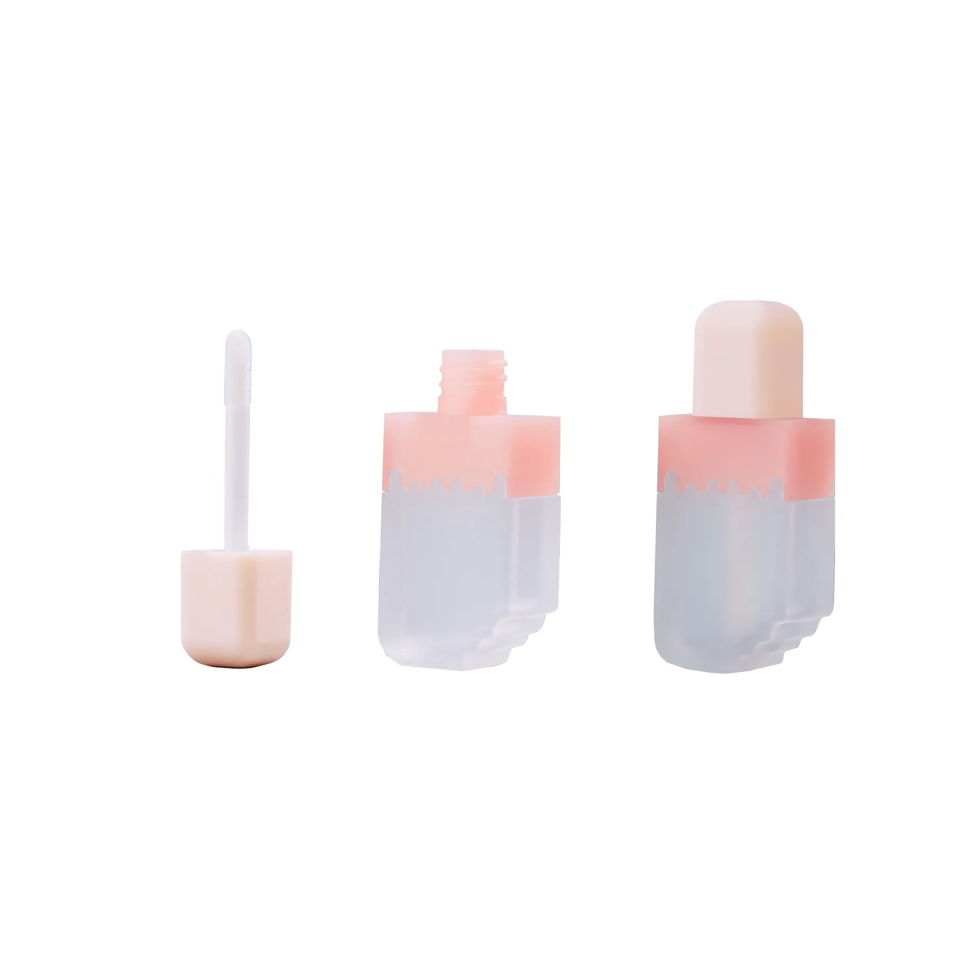 

Wholesale 5ML Lipgloss Tubes Ice Cream Lip Glaze Tube Lip Balm Containers Bottles Liquid Lipstick Cosmetics Bottles