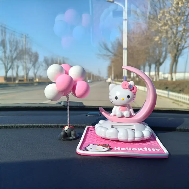 

Hellokitty Bobble Head Doll Car Decor Car Decoration Accessories Dashboard Accessories Anime Car Accessories