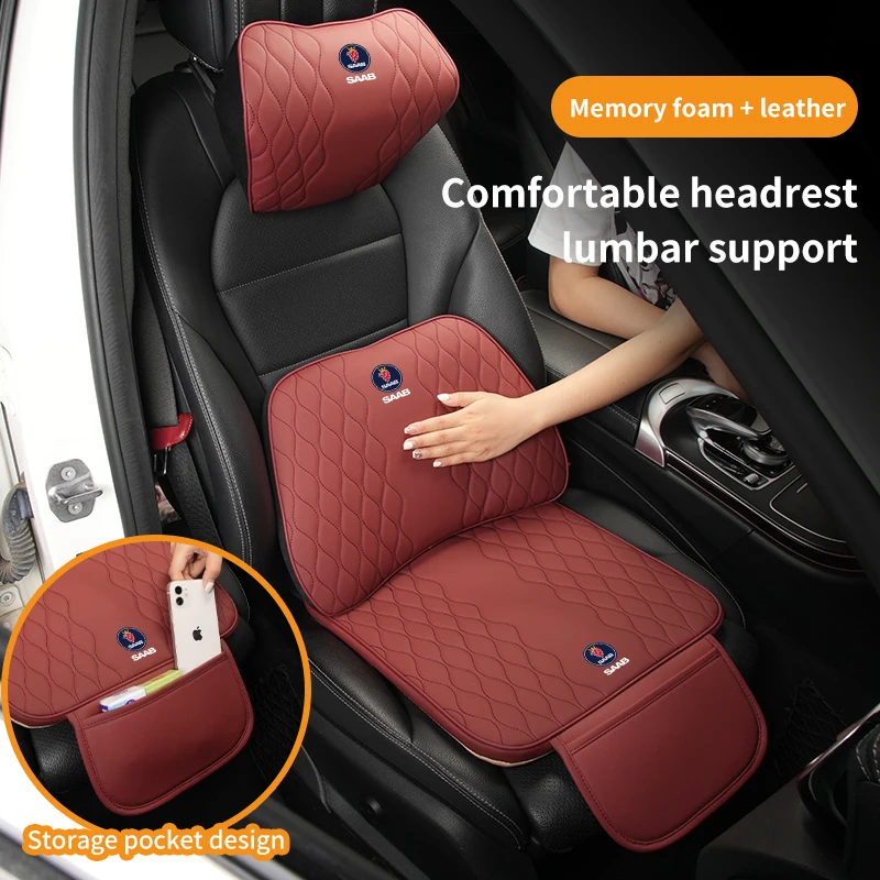 Автомобильная поясничная Подушка на подголовник мягкая хлопковая подушка для