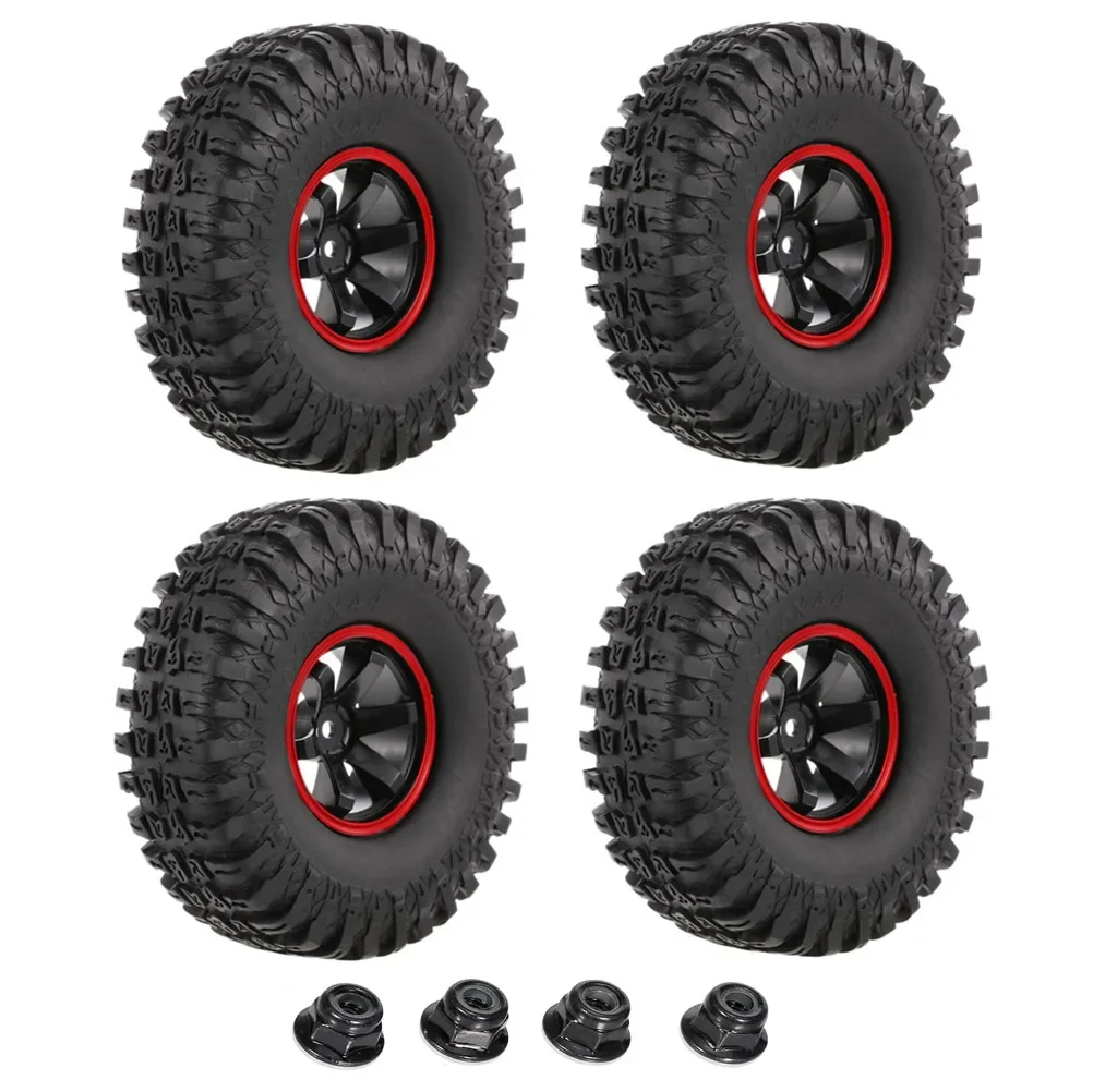 4 шт. 118 мм 1 9 дюйма резиновые шины/шины для 1:10 RC Rock Crawler car Axial SCX10 90047 D90 D110 TF2 TRX-4