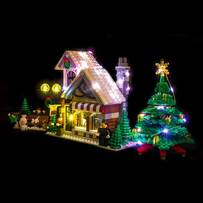 Фото Светодиодный светильник MAXCXT для LEGO 10249 Creator Expert, магазин зимних игрушек, декоративная лампа «сделай сам», рождественский подарок (БЕЗ LEGO) №2