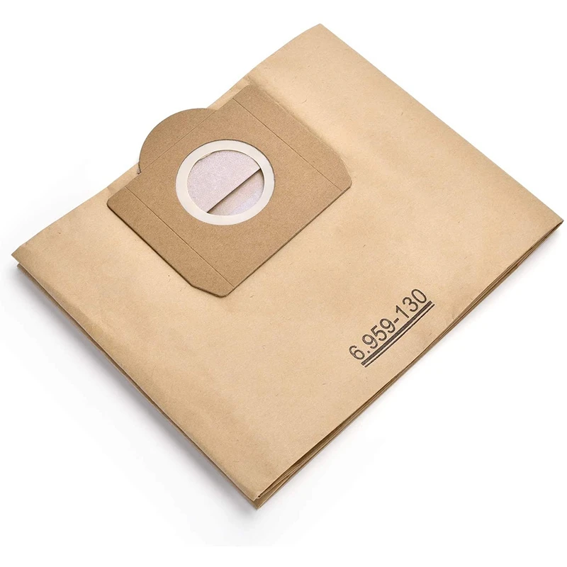 10 шт. мешки для пылесоса Karcher 6.959-130.0 фильтрующие A2201 WD3 детали влажной и сухой