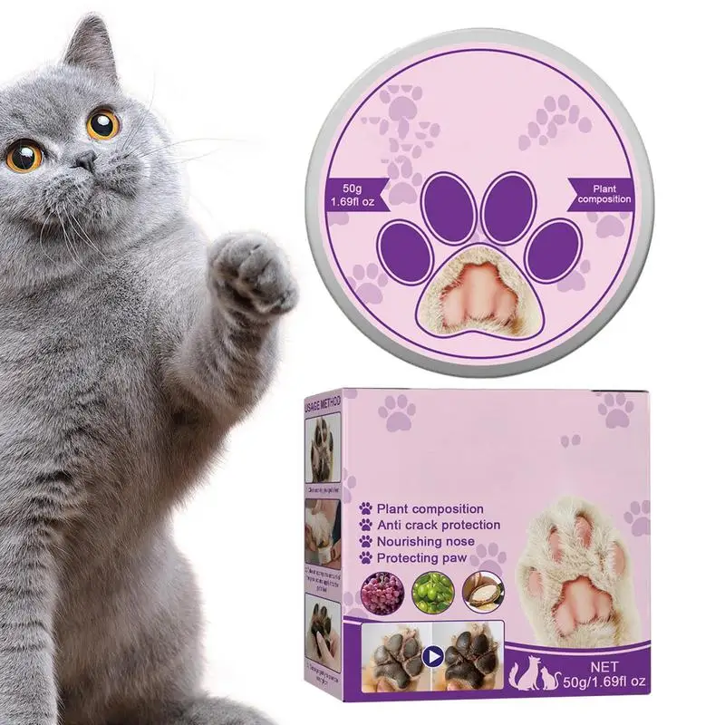 

Dog Foot Balm Cream Paw Pad Balm Natural Plant Paw Repair Cream Dog Paw Protector Paw Soother Balm For Dry Cracked