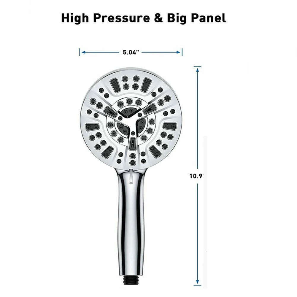 

Shower Head Water Saving High Pressure 10 Mode Adjustable Shower Rail Head Holder Bathroom Bracket Bathroom Accessories