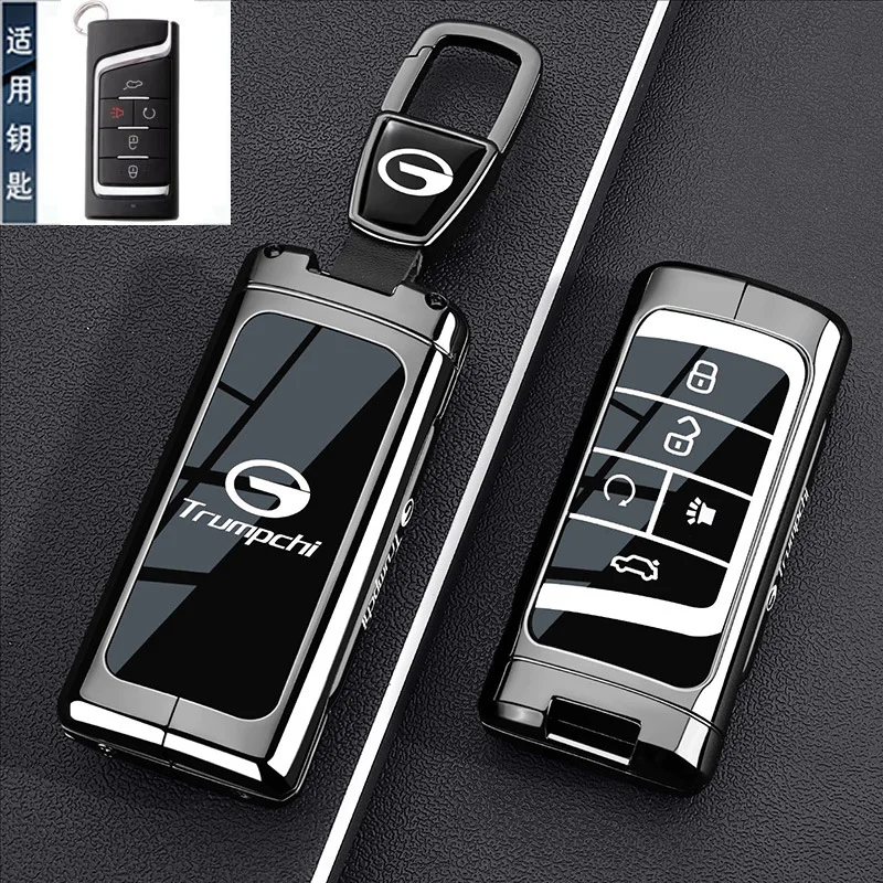 

Чехол для ключей из цинкового сплава для GAC Trumpchi M8 Master/Visionary Series S7 GS4 GS8 - защитный чехол для ключей, брелок для ключей