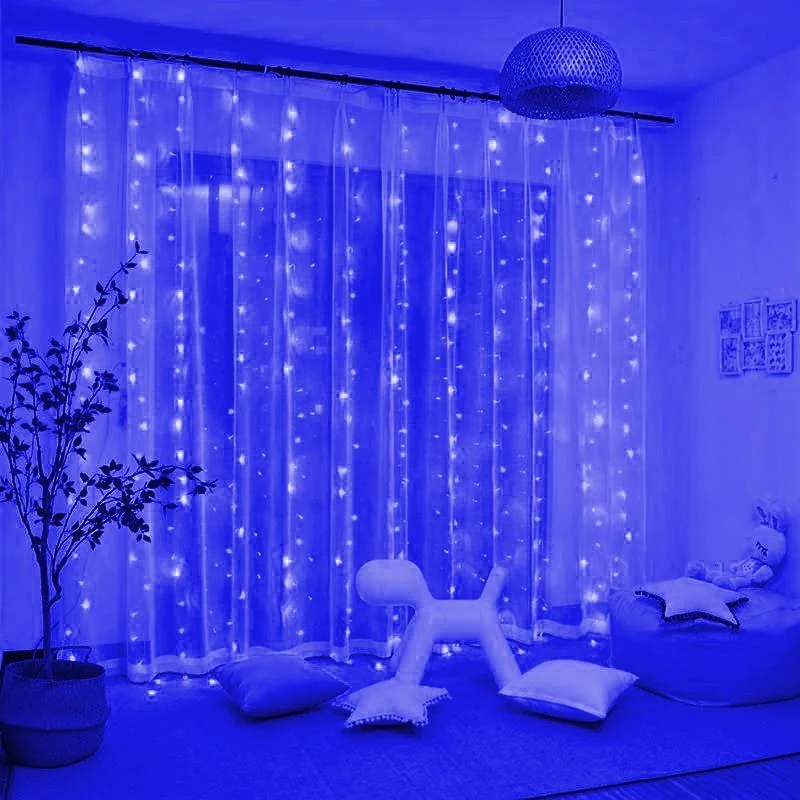 

Гирлянда-занавеска на окно, 6 м, USB