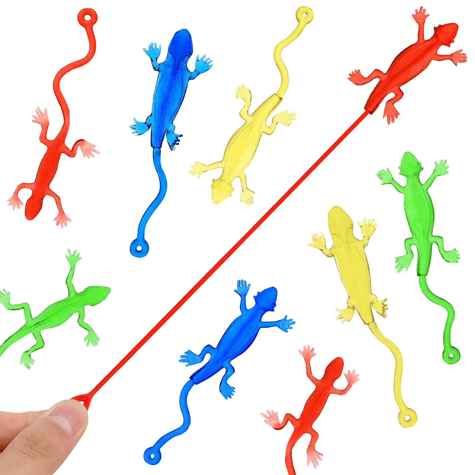 

12 Pcs Sticky Lizard Party Favors Reptile Toys Sticky Lizards Kids Stretchy Toys Climbing Toys Toddlers