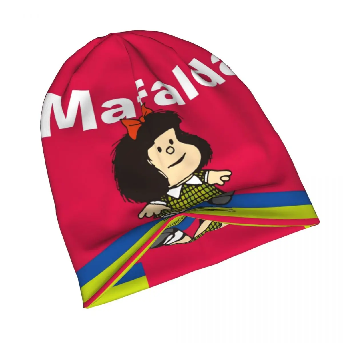 Mafalda милые друзья комикс Chracters (2) чепчик унисекс тонкий Велоспорт двойной слой