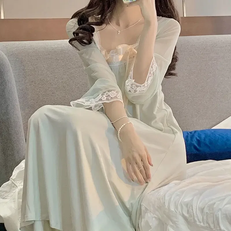 Ночные рубашки женская одежда для дома весенние удобные дышащие повседневные