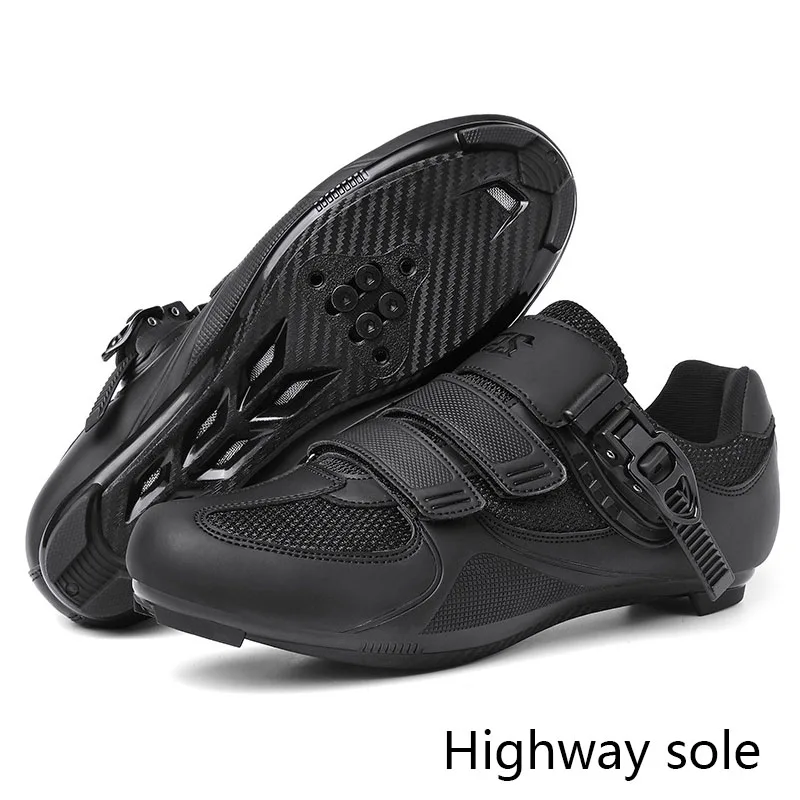 New Cycling Sneaker Men Sport Road Bike Boots Flat Racing Speed Sneakers Trail Mountain Bicycle Footwear Spd Pedal Shoes