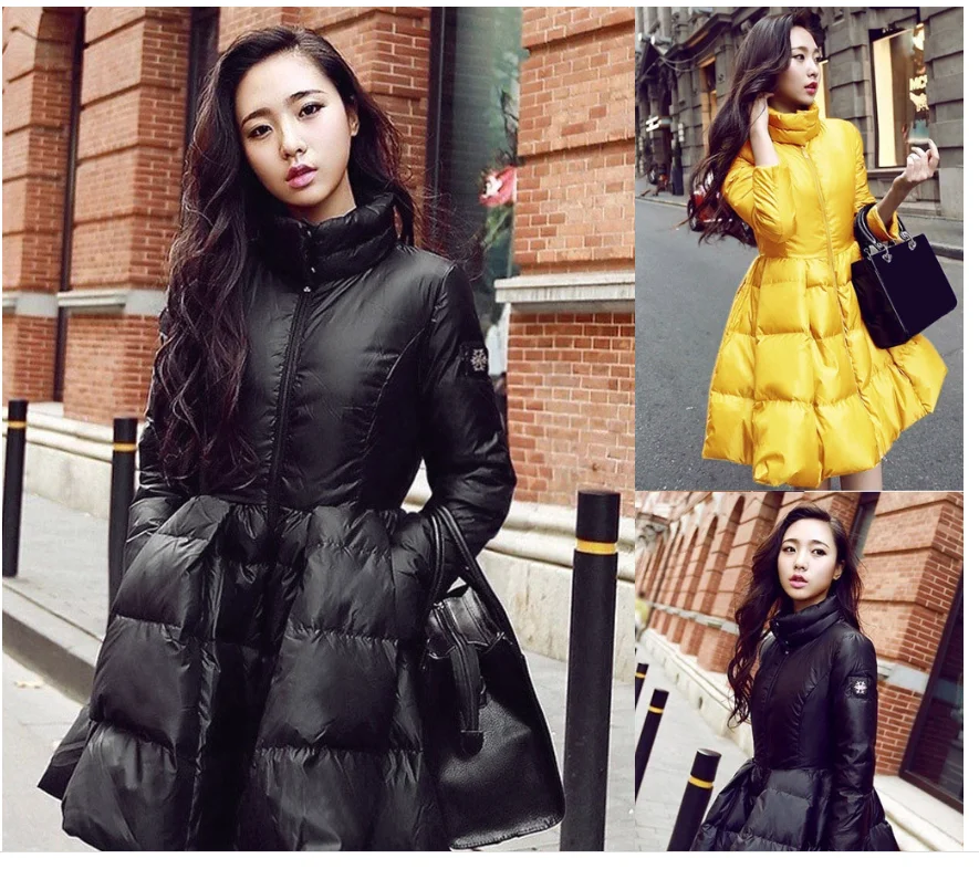 Women's Cotton Jacket 2022 Winter New Fashion Big Swing Warm Ladies Jacket Long Section Ladies Down Cotton Jacket Winter Jacket