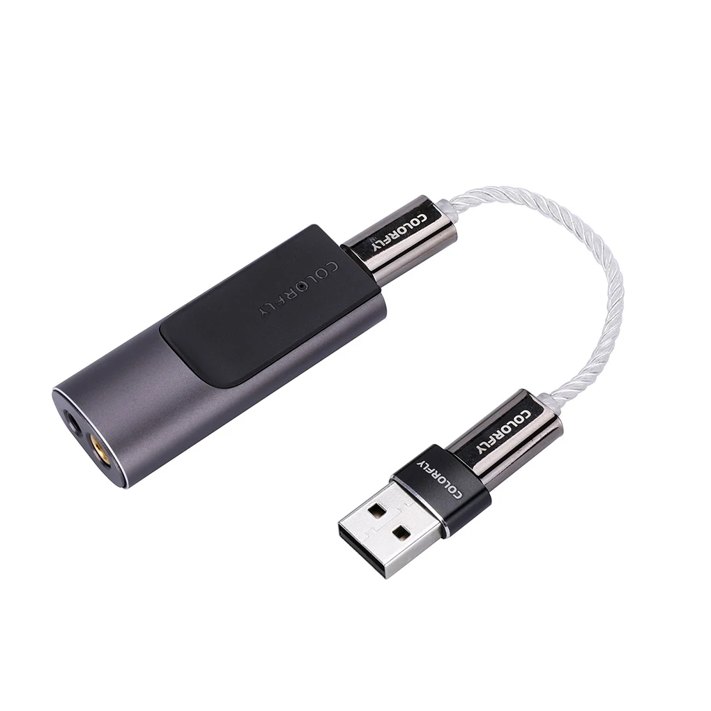 

High Quality Colorful Earphone Decoding CDA M1 USB Wired Metal Decoder Cable Flexible High-resolution Headset Adapter