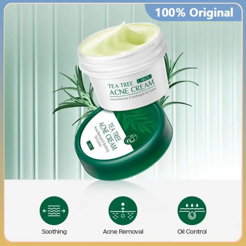 

1~10PCS Tea Tree Anti-Acne Cream Effective Acne Removal Cream Acne Shrink Pores Moisturizing Whitening Face