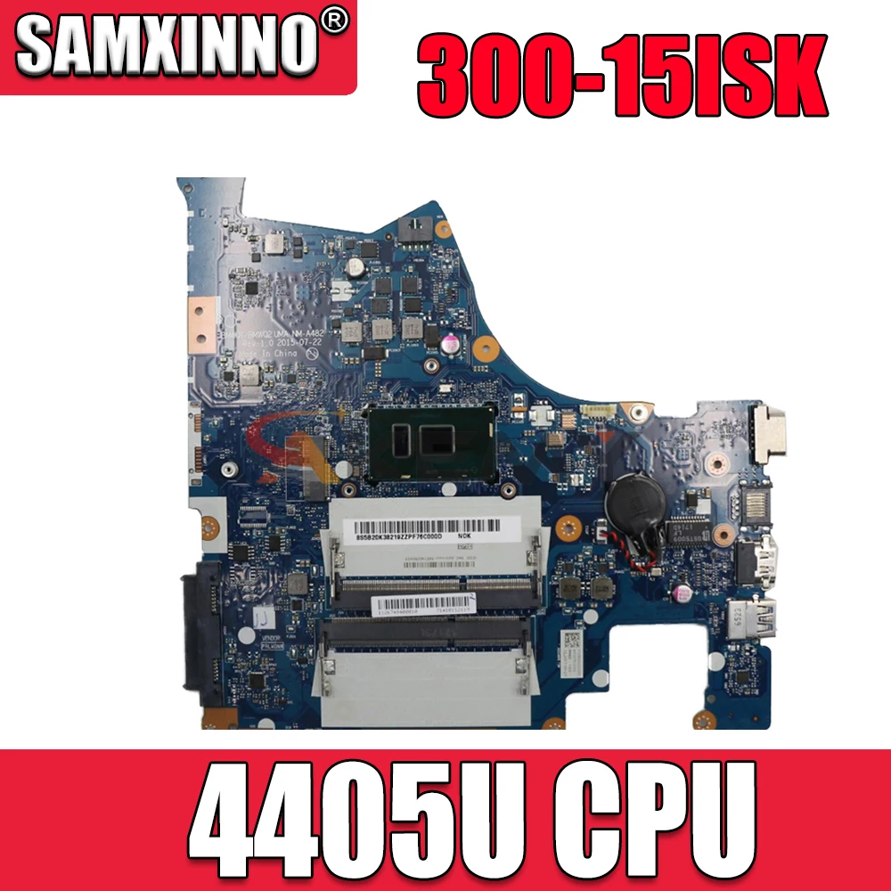 

Материнская плата BMWQ1/BMWQ2 для ноутбука Lenovo IdeaPad 300-15ISK 300-15 с процессором SR2EX 4405U DDR3L 100% полностью протестирована