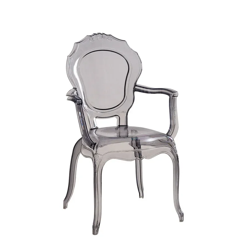 Винтажные стулья Jardin современные черные дизайнерские для банкетов акриловые