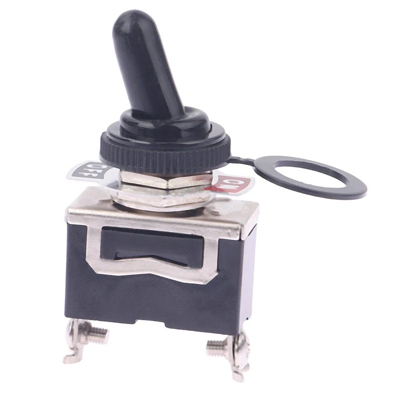 

Miniature On Off Small SPST Toggle Switch Heavy Duty Rocker with Waterproof Cover