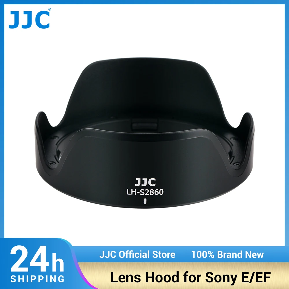 Реверсивная бленда JJC для объектива совместима с Sony FE 28-60 мм F4-5.6 &amp E PZ 16-50 Φ OSS Lens A7IV